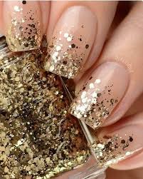 glitter nail tip