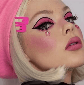 egirl makeup pink