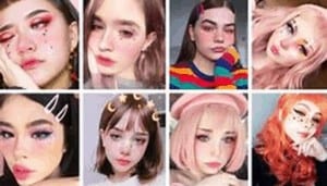 egirl makeup